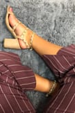 Absolutely love these chunky heeled sandals! They're not great for standing in, but awesome in the office. - Emily M.