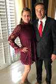 Dress runs a little bit big I am normally a medium and wore a small. Many compliments, very well made and very pretty on. I wore it to a wedding. - Michelle T.