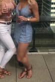 I love this romper so much, I got it in both white AND blue. Love everything about them both! - Audrey A.