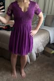 This dress is so feminine and innocent looking... perfect for Thanksgiving! - Kadra B.