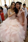 I wore this dress to a quinceañera. I got a large typically I'm a medium/ large so a large was perfect. I did have to put a safety pin on the opening in the chest area it was way to open for me. I was worried it was not formal enough but I paired it with a cute necklace and earrings and I got a lot of compliments. I would recommend this dress. - Brenda A.