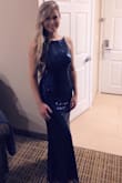 I bought this dress for my husbands Marine ball and it is my fav dress! If you are on the fence don't be! Get this dress! - Brookelynn