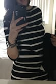 Super easy and comfortable dress. It's long enough to wear to work and not too tight. - Kristen P.