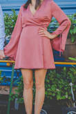 The dress is okay, not too bad and not too great. I usually have the problem of having dresses fit either too lose on the chest area or too tight on the hip area, this one was lose on the hips and loser on the chest. I still wore it for my engagement pictures. - Brenda G.