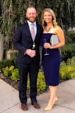 I found similar styles of this silhouette on rent the runway for a higher price so I was sold on this dress immediately just for price. I wore it for an intimate wedding in November. I chose the navy because it's a better year round color rather than the Cabernet color. It hugs in all the right places and stayed up extremely well for a strapless dress. I loved the length and felt very classy. I highly recommend this dress! - Alison D.