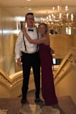 I wore 4 inch heels and it was still a little long, but loved the fit otherwise! - Hannah B.