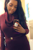 This sweater dress is very cute. I wear To work with tights and a belt. I've worn maybe 4 times and washed it then too.. no dryer. Hasn't shrunk but the material got "pilly" and fuzzy. Otherwise I love it. - Ashleigh M.