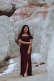 I wore this dress for my engagement pictures and I loved it! It fit perfectly and I got so many compliments on it. - Donna K.