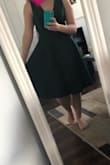 Fits perfectly and looks fabulous on me. Would say that it is a little longer than expected though but I still love it! - Hannah L.