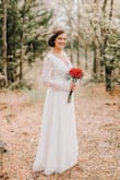 I ordered a small and Med to be safe. The small zipped but def was too tight. Kept the Med and had the length shortened and had some taken in on sides. - Sara B.