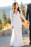 I used this dress as my wedding dress. It fit great, looks perfect in pictures and is so reasonably priced. I would recommend this dress to anyone! - Kelsie S.