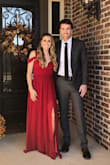 This dress is beautiful and it fit perfectly!! I wore it to a formal wedding and I got so many compliments. It felt like it was tailored to fit me right out of the bag. The material is really nice and it looks very well made. Highly recommend!! - Mary A.