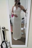 I got this for my wedding. Fits well but loose in the bust but might be because I'm short can't wait to wear it on my day! - Corrina S.