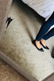 Bought these for work, wanted something versatile, easy to walk in while looking cute. Got these in size 6.5, fits perfectly. The heel height is great for longer walks and not having to worry about them hurting after 30 mins. Definitely would recommend. - Rafhanah P.
