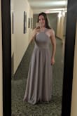 This is a lovely dress. I was looking for something inexpensive for the Marine Corps Ball because it was my fourth time going to a ball (my husband is a navy corpsman) so we go twice a year when he's not deployed and I wanted a new dress but didn't want to waste the money on something expensive for one night. This dress fit perfectly and was a great price. I was worried about the length because so many reviews said it was so long and I'm only 5'3 and a half but when I tried it on it wasn't even that long and only had to get it slightly altered. Thank you Lulu's will definitely buy from you again! - Kristin S.