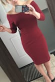 Fit was perfect, a little snug but wouldn't size up. Kind of shifts, little bit of tugging down through out the night but still love it - Danielle C.