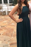 If you are second guessing this dress, don't!!! I absolutely love the cut and shape of this dress. It gives you a little bit of side cleavage, which makes you feel sexy (but is not too revealing) and is just overall a great fit. I did not wear a bra, and just wore pasties. I wore it to a wedding, and can't wait to wear it again. - Lindsey T.