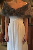 Not the greatest quality in white. Purchased for possible elopement dress, white looks cheap and feels cheap. (Paired with a faux fur shawl for winter) - Jennifer B.