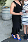 I loved this dress!! It fit me perfectly in the waist/hip region however I'm smaller chested and it was a little too big up top it seemed as though the top part was too long for my height. I got A LOT of compliments though and it was very flattering! - Nichole B.