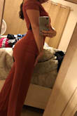 I've been ordering from Lulus every time I have a special occasion. I'm in love with the material and this jumpsuit fits like a glove. Just a tad long but only because I'm so short. I'm obsessed with the color. I'm happy overall! - Kristyn J.