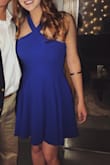 I wore this dress to a semi formal and got so many compliments on the fit and color! It's a little big in the bust just because of how the neckline is, but it was definitely manageable. Great dress and can be used for a ton of events! - Taylor R.