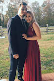 I bought this as a wedding guest and got so many compliments! True to size! Only complaint, I'm very short and had to get it altered but that's with every long dress I purchase. - Payton W.