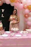 This dress is beautiful, I loved it. It's not cheap material, pretty heavy dress. I am currently 8 months pregnant and bought a medium. It was a little long for me but nothing heels couldn't fix, and the top part was a little loose for my small chest. But other than that I loved it. - Kelsey K.