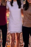 I bought this for my bridal shower and I loved it! I was worried it would be too short considering I'm 5'8 but it was perfect! It was a little large but it wasn't too bad. - Brianna P.