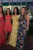 This dress was perfect for a beach rehearsal dinner and many other occasions! Loved the fit (not too low in the chest that you can't wear a bra). Nude/ no show undies are good with this color (yellow white pattern), but I have no complaints. Got compliments all night! - Kaitlyn