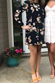 The colors in the dress are so rich and gorgeous! I've worn it on two occasions now and try to find an excuse to put it on more! I've done it with both booties and open toe wedges. Very light weight but versatile given the season! - Cassandra D.