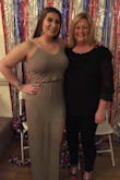 I really love this dress. I have it in both the Olive and the black and want navy next I wish it would come in brighter colors too! The slit is at the perfect length and I love that the straps are adjustable. - Shannon P.