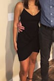 Fits perfectly, doesn't ride up (used it for a semi-formal), has enough padding to wear without a bra or inserts. Would absolutely recommend. - Taylor K.