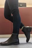I love an ankle boot with little to no heel, so these were perfect. These boots are good looking, simple, and go with everything. My normal size is a little snug, but not significantly enough to exchange. If you are in between, go up a half size! - Molly G.