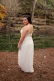 The fit was great. I'm pretty short and on the bigger side of sizes so everything always runs long for me, which I don't take as an issue with this dress. Fit great. I used it for some bridal portraits outside so I didn't ruin my actual dress. Very comfortable. - Kila H.