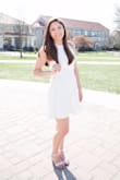 I wore for my grad pictures and loved how they turned out. Nice thick fabric too. High quality, good purchase! - Hannah C.