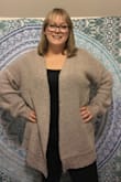 The fabric is super soft and the color is wonderful. I got so many complements. This is a staple in my winter wardrobe now! The more I wear it the more I love it. - Amy O.