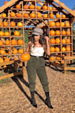 These do tend to run a little big but nothing a belt can't fix! They're the perfect over sized pants and you can style them with anything! - Evelynn J.