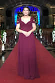 Got a lot of compliments with the dress. It fits perfectly perfectly although the length was a bit long on me. It's a good thing I wore 3 inches platform heels so I didn't need to have it hemmed. Dress looks well made. - Pat L.
