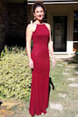 I ordered 7 dresses from Lulus to try on for my son's wedding. I was very impressed with the quality of them all and would have been happy in any of them. My only complaint on this dress was that when I tried it on, it was ever so slightly see through, but nothing the right undergarments couldn't manage. This was one of my top choices, but in the end, I went with the Picture Perfect dress as the deeper burgundy color and fuller cut suited me better and was the clear choice for me. Thank you, Lulus for making my wedding shopping experience such a delight! I was skeptical to order occasion dresses online, but you have won me as a customer! - Laura R.