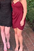 If you're considering this dress, go ahead and get it! I usually wear a medium but since it was bodycon I went to a Large and it was the perfect fit for me. I think I could have done a medium so if you want a more fitted look stick with your true size. - Shelby M.