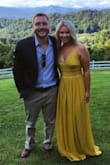 This dress is so beautiful in person the picture does not do it justice! I am obsessed with this dress, I got many compliments all night and felt like a million bucks. Wore to a fall wedding in the mountains. - Christina B.