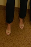 Cute with a jumpsuit and fit good, a nice sized heel for someone who does not wear heels! - Emily B.