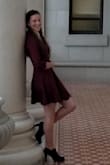 I got this dress for senior pictures and graduation and I love it! It fits really well and I've gotten so many complements! Perfect for a December graduation. - Kristen S.