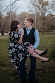 I bought this dress for my engagement photos and it was perfect!! The dress is extremely comfortable and flows beautifully. - Hannah P.