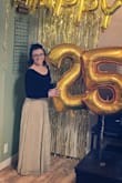 I absolutely love this skirt! I wore it for my Golden Birthday party and got so many compliments. The only issue I had is that I'm 5'3 and had to get it hemmed, it was wayyyyy too long for me. Otherwise, I would highly recommend this skirt! - Lauren B.