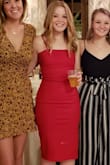 This dress fit like a glove!! It hugged me tight & accentuated all the right spots! It was a tight dress, but it was stretchy enough that I could still dance. The bright color and breathable material were perfect. I would recommend it to anyone looking to show off their curves in a flirty, yet modest, dress! - Alex C.