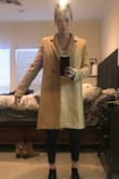 This coat does NOT look like the model. I ordered a Small - I am 5'4-5"ish and medium build. It seriously fits like a big and tall men's coat. Really terrible. Returned. - Lacey A.