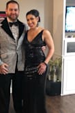 I ordered in a Large, but had to order it in a Medium. I assumed it fit smaller and I didn't measure myself. So that was my fault. I ordered the dress for an event and it worked out great. I got so many compliments and it fit amazing!!! The customer service when I had to order a Medium was simple and easy. The customer service rep was so nice and on it. I am going to keep ordering from you guys and have spread the word on how great you are. I truly appreciate you! - Elicia S.