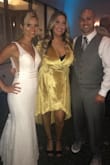 Bought this dress for a Winter wedding and it was perfect. The color was beautiful in person and the fit is very flattering. My only issue was it runs large. I have a really large chest and I had to wear something underneath so that I wasn't completely busting out. It does tie tight, but still order a size down. - Ryana R.