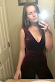 I bought this jumpsuit for a Christmas party, not expecting to love it even half as much as I do, expecting to return it, expecting it to be too long, expecting to not like the color. Instead, I put it on and knew immediately I wasn't wearing anything else. I've got this stunning, perfectly fitting jumpsuit with only one event to wear it to. I keep trying it on over and over because I love it SOOO much, I cannot wait to wear it!!!! The color is stunning, it's not as long as I expected (I'm short but even without heels on it doesn't need hemmed imo), it's snug in the right places, the material is thick and soft and amazing... I'm going to find every opportunity to wear it that I can. There was a review that said you could "wear a normal bra" but that's not right, at least in my case, the back & front both are too low cut. I simply don't plan on wearing one as the jumpsuit itself provides enough coverage and support for me. Do yourself a favor and just get one. I'm telling you, worth every cent. You'll look like a million bucks. - Moreen G.